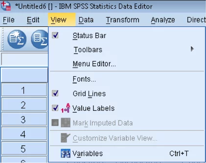 Alchemer Blog: SPSS Variable and Value Labels - SPSS Data Editor example 1.