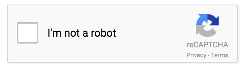 Recaptcha example
