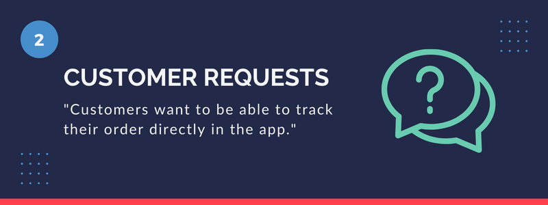 Voice of the customer template step 2: customer requests