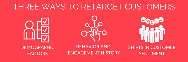 Three ways to retarget your customers and drive better customer engagement.