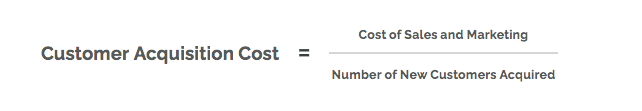 Customer acquisition cost