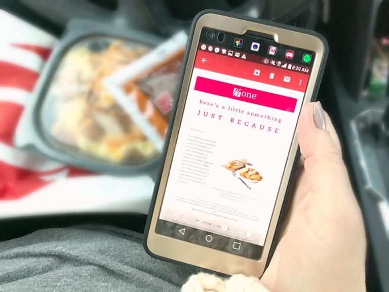 Free food is part of chick fil a's mobile marketing strategy