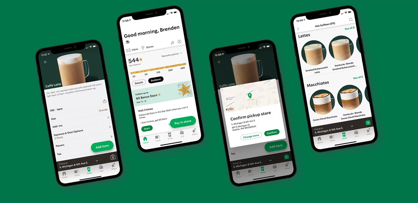 Starbucks mobile ordering