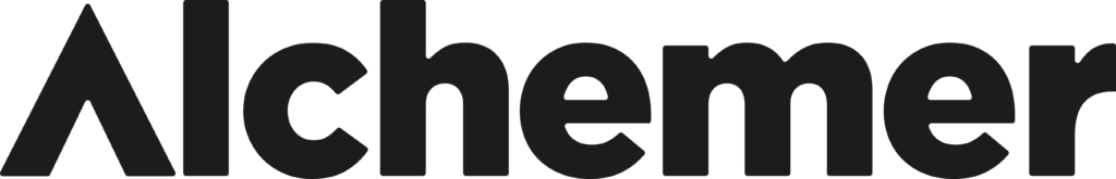 Black Alchemer logo