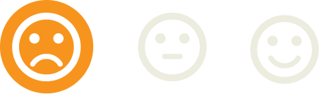 Sad, Neutral, Happy icons