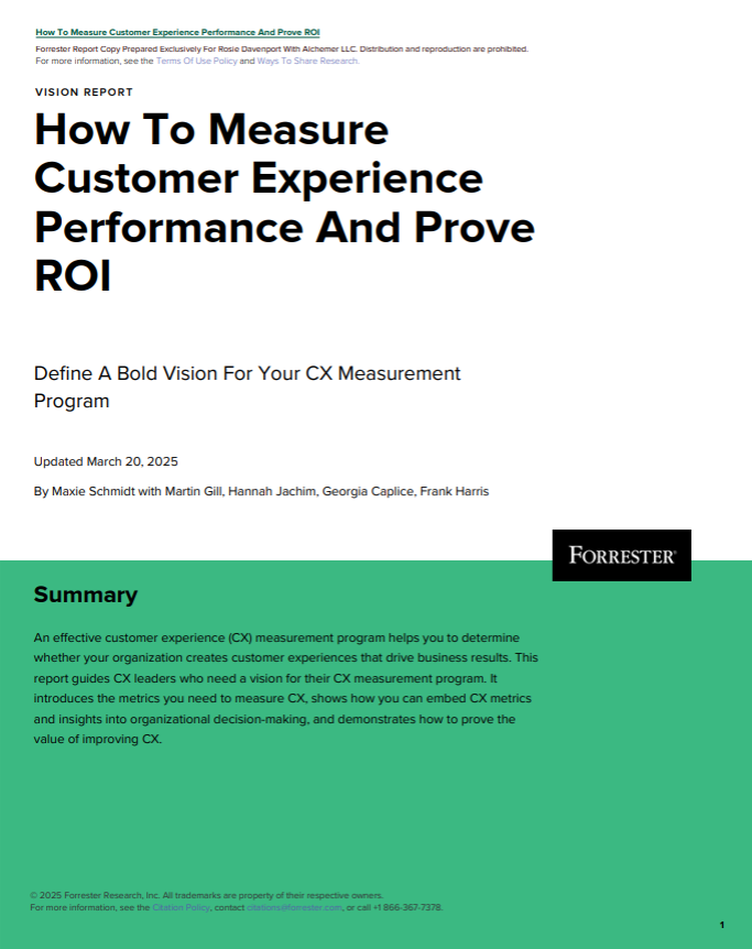 How To Measure Customer Experience Performance And Prove ROI