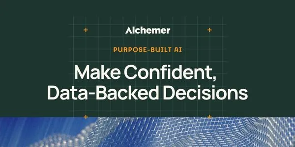 Header image with text " Make Confident Data Backed Decisions