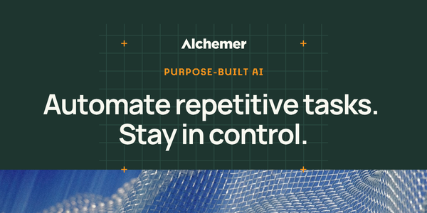 Header image with text "Automate Repetitive Tasks and Stay In Control"